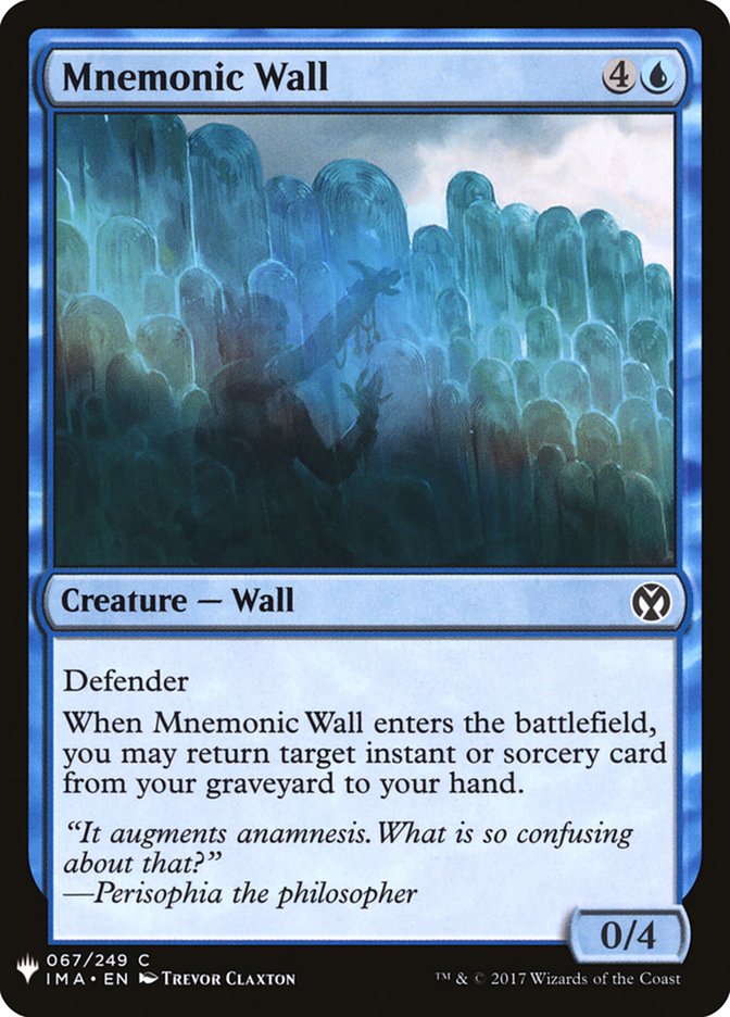 Mnemonic Wall [Mystery Booster] | Mindsight Gaming