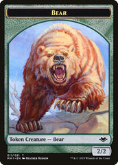 Illusion // Bear Double-Sided Token [Modern Horizons Tokens] | Mindsight Gaming