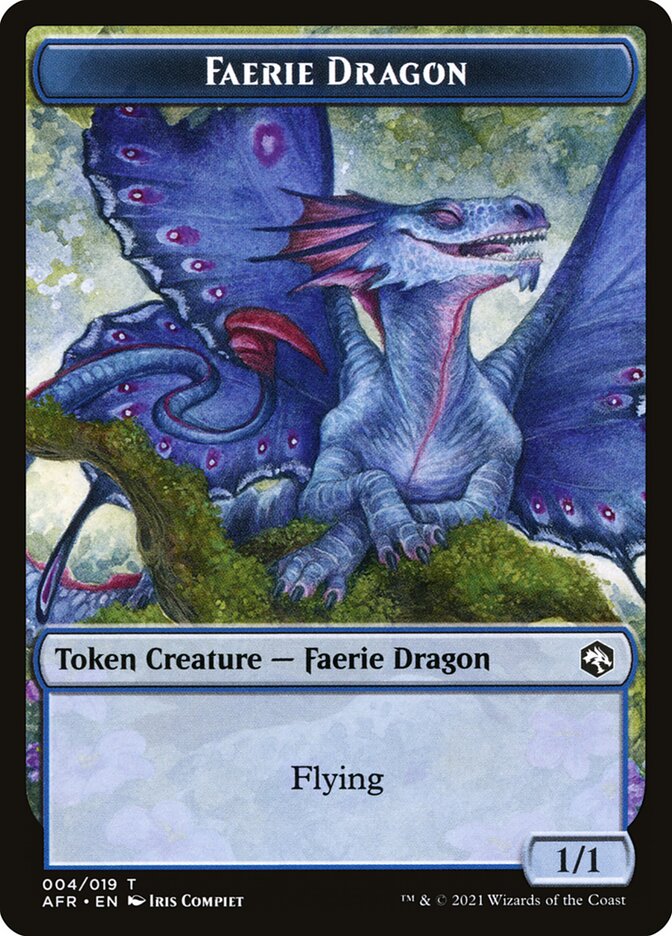 Devil // Faerie Dragon Double-Sided Token [Dungeons & Dragons: Adventures in the Forgotten Realms Tokens] | Mindsight Gaming