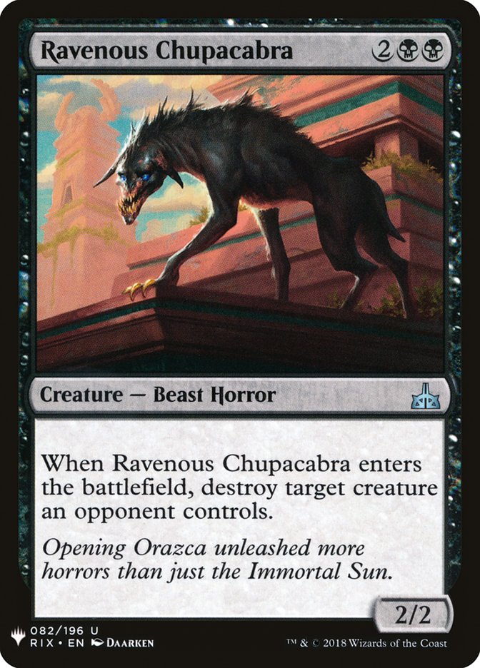 Ravenous Chupacabra [Mystery Booster] | Mindsight Gaming