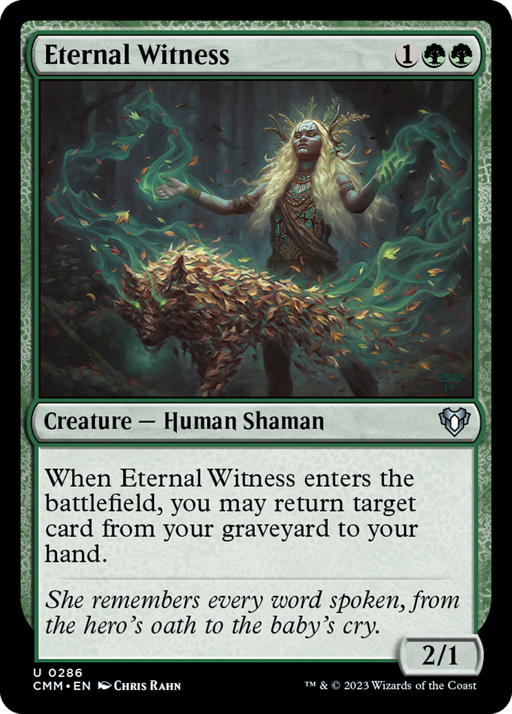 Eternal Witness [Commander Masters] | Mindsight Gaming
