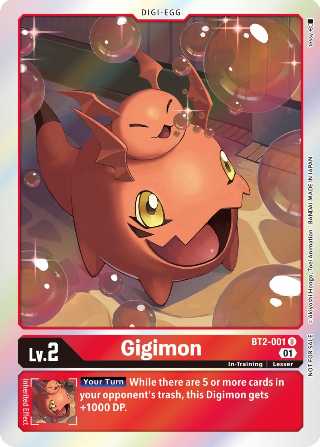 Gigimon [BT2-001] (ST-11 Special Entry Pack) [Release Special Booster Promos] | Mindsight Gaming