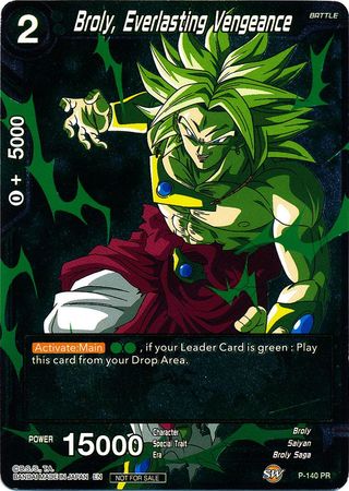 Broly, Everlasting Vengeance (P-140) [Promotion Cards] | Mindsight Gaming