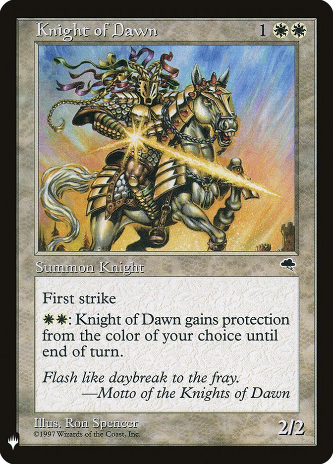 Knight of Dawn [Mystery Booster] | Mindsight Gaming