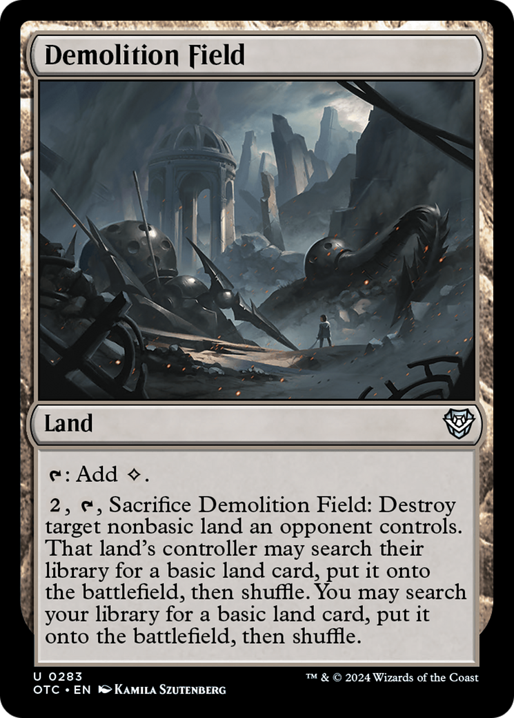 Demolition Field [Outlaws of Thunder Junction Commander] | Mindsight Gaming