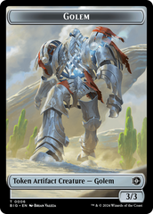 Golem // Plot Double-Sided Token [Outlaws of Thunder Junction: The Big Score Tokens] | Mindsight Gaming