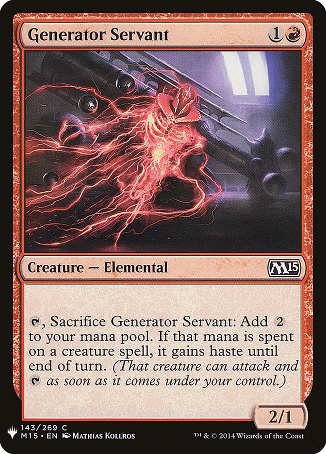 Generator Servant [Mystery Booster] | Mindsight Gaming