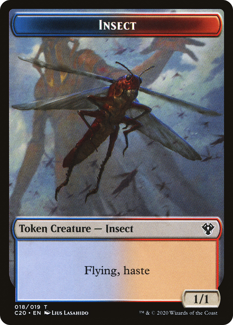 Treasure // Insect Double-Sided Token [Secret Lair: Heads I Win, Tails You Lose Tokens] | Mindsight Gaming