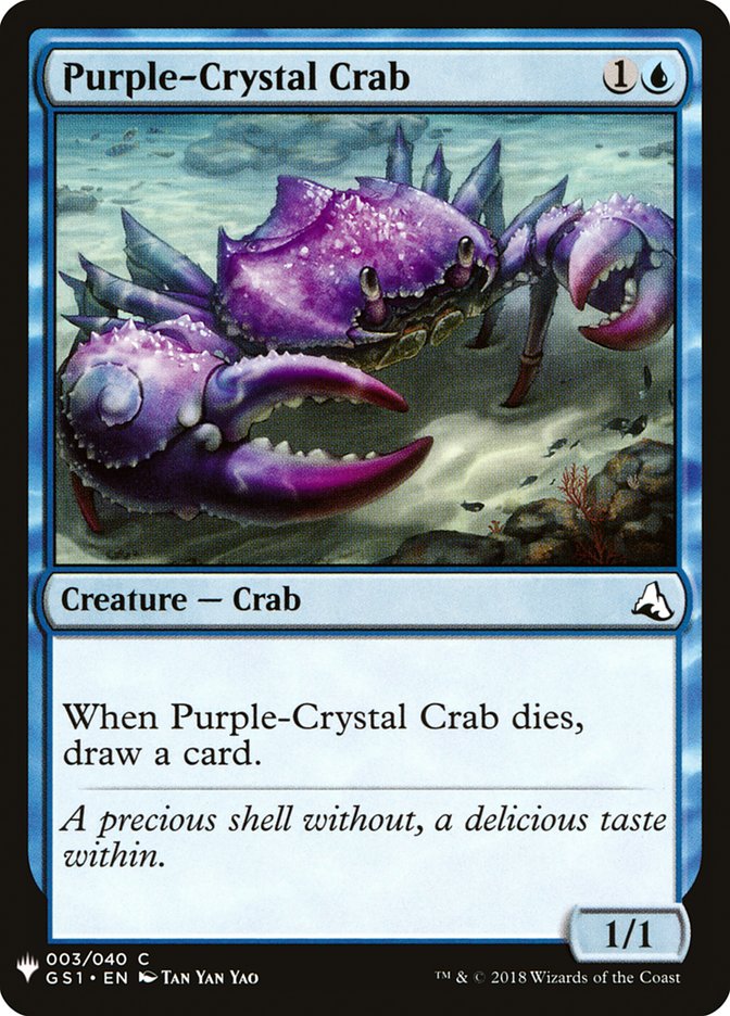 Purple-Crystal Crab [Mystery Booster] | Mindsight Gaming