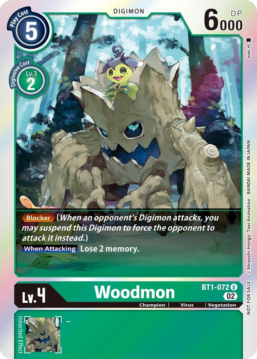Woodmon [BT1-072] (Official Tournament Pack Vol. 6) [Release Special Booster Promos] | Mindsight Gaming