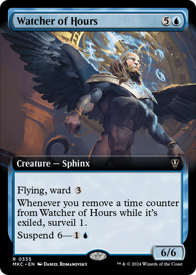 Watcher of Hours (Extended Art) [Murders at Karlov Manor Commander] | Mindsight Gaming