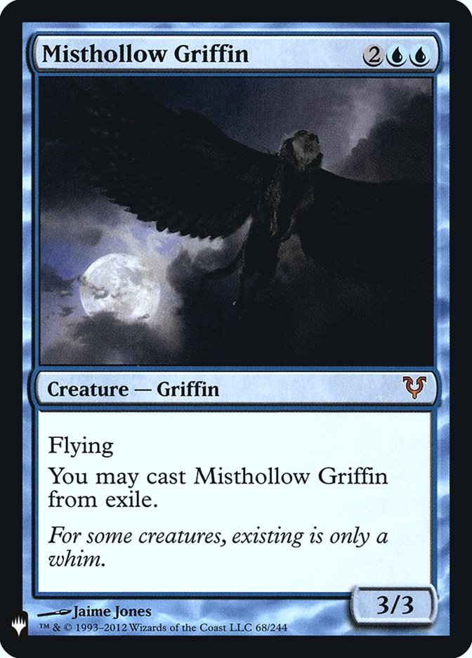 Misthollow Griffin [Mystery Booster] | Mindsight Gaming