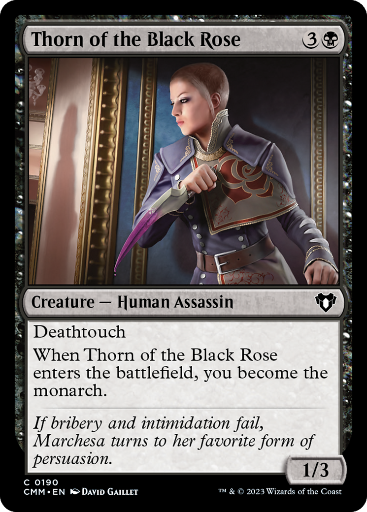 Thorn of the Black Rose [Commander Masters] | Mindsight Gaming