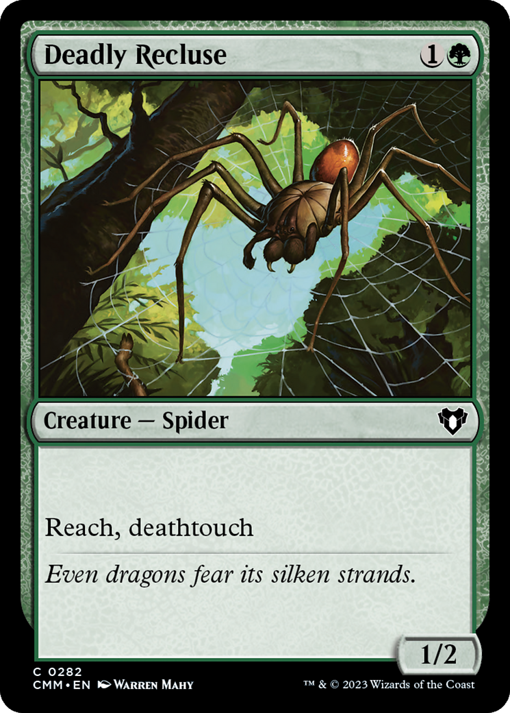 Deadly Recluse [Commander Masters] | Mindsight Gaming