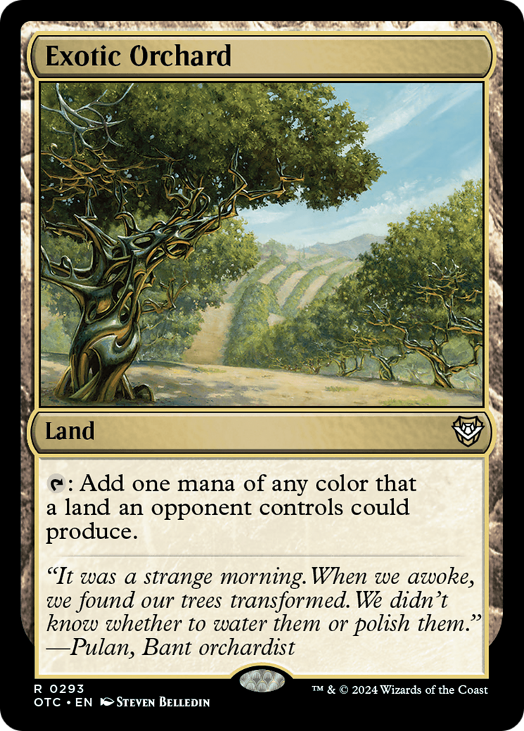 Exotic Orchard [Outlaws of Thunder Junction Commander] | Mindsight Gaming
