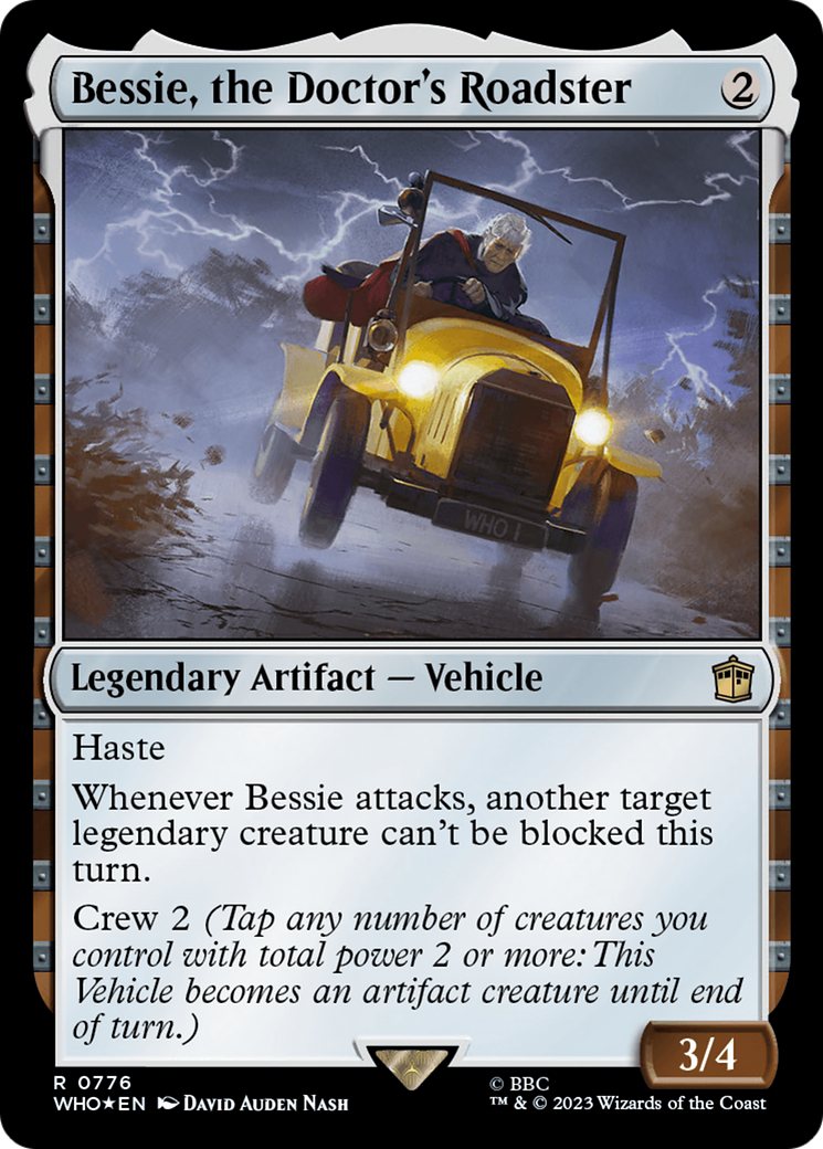 Bessie, the Doctor's Roadster (Surge Foil) [Doctor Who] | Mindsight Gaming