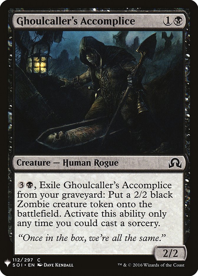 Ghoulcaller's Accomplice [Mystery Booster] | Mindsight Gaming