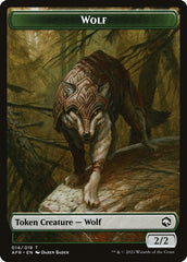 Wolf // Mordenkainen Emblem Double-Sided Token [Dungeons & Dragons: Adventures in the Forgotten Realms Tokens] | Mindsight Gaming