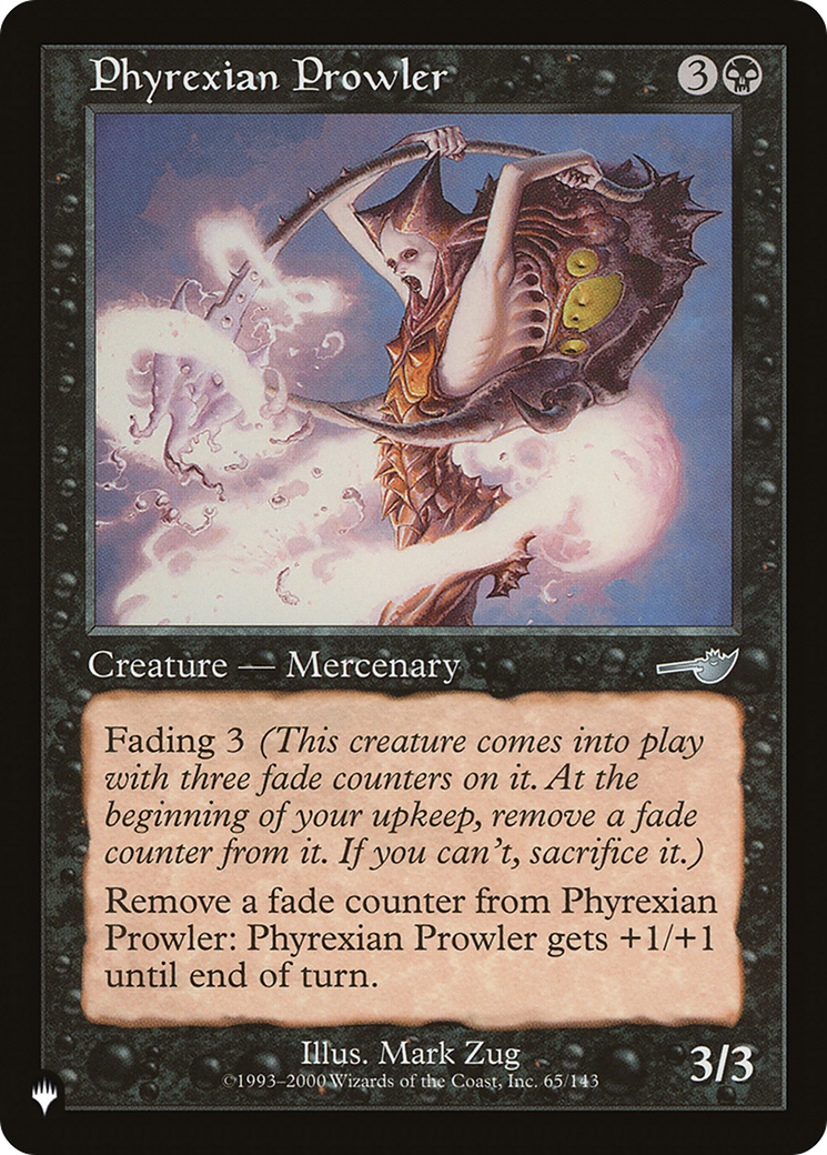 Phyrexian Prowler [The List] | Mindsight Gaming