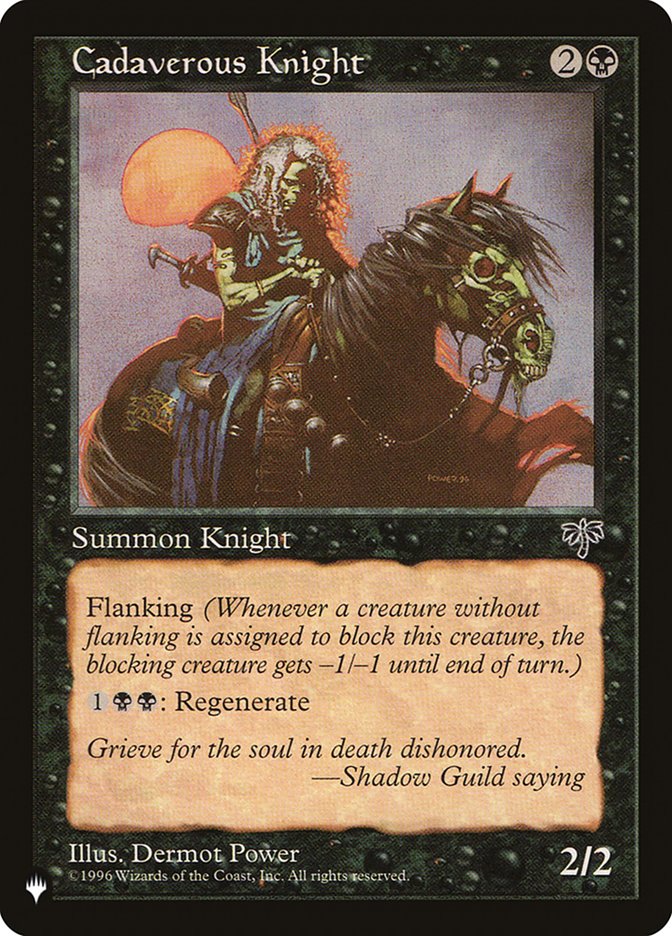 Cadaverous Knight [The List] | Mindsight Gaming