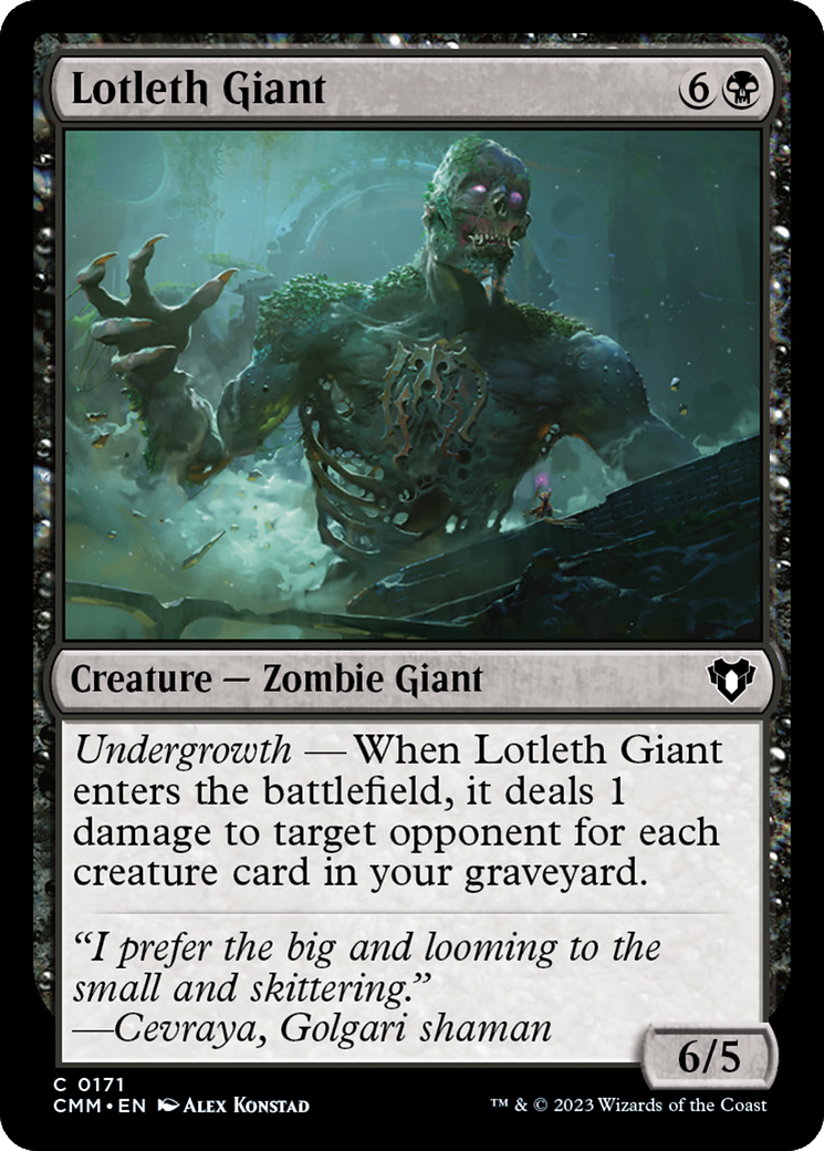 Lotleth Giant [Commander Masters] | Mindsight Gaming