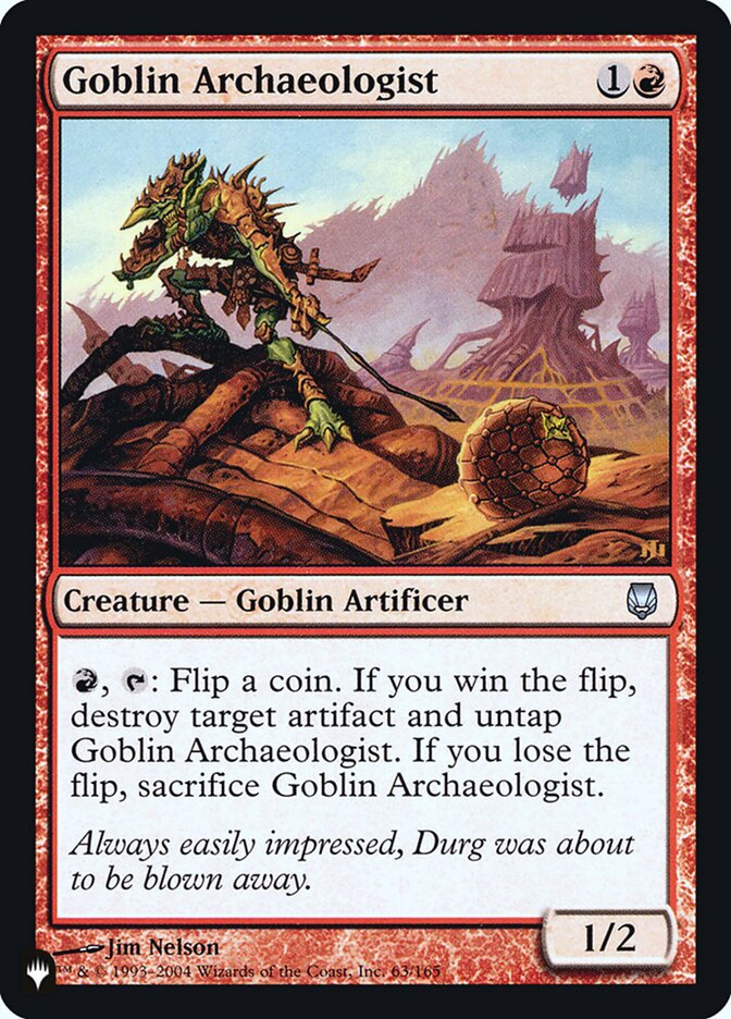 Goblin Archaeologist [Secret Lair: Heads I Win, Tails You Lose] | Mindsight Gaming