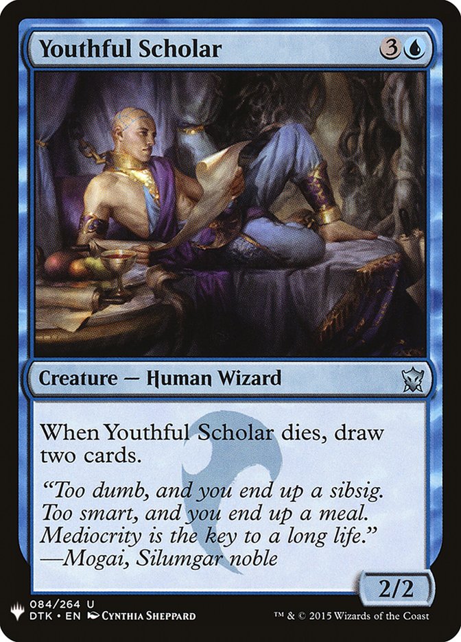 Youthful Scholar [Mystery Booster] | Mindsight Gaming
