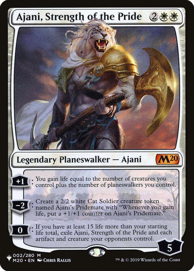Ajani, Strength of the Pride [The List] | Mindsight Gaming
