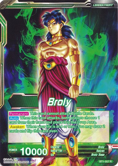 Broly // Broly, The Legendary Super Saiyan (Collector's Selection Vol. 1) (BT1-057) [Promotion Cards] | Mindsight Gaming
