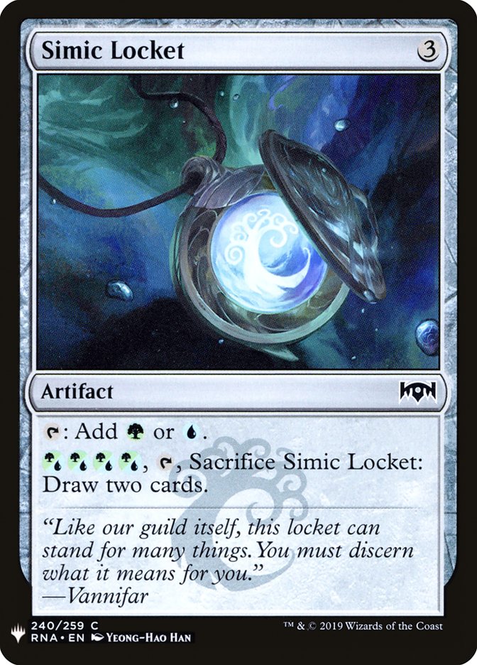 Simic Locket [Mystery Booster] | Mindsight Gaming