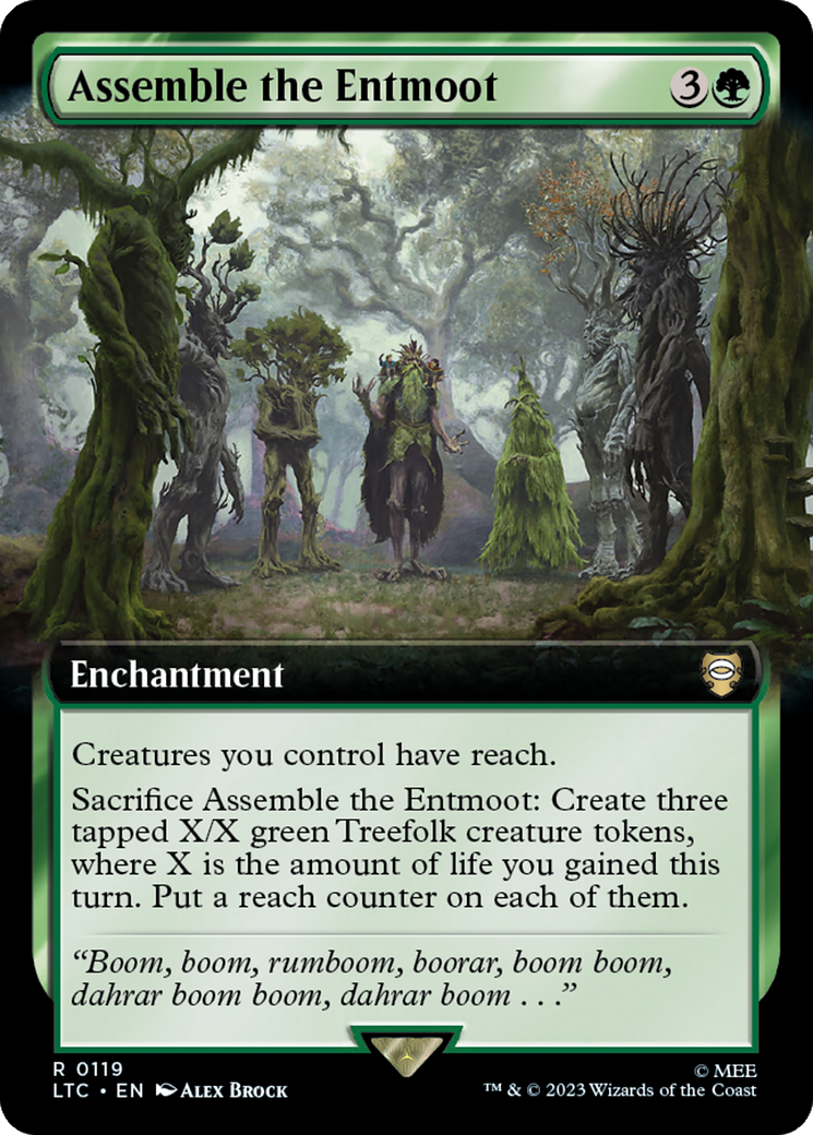 Assemble the Entmoot (Extended Art) [The Lord of the Rings: Tales of Middle-Earth Commander] | Mindsight Gaming