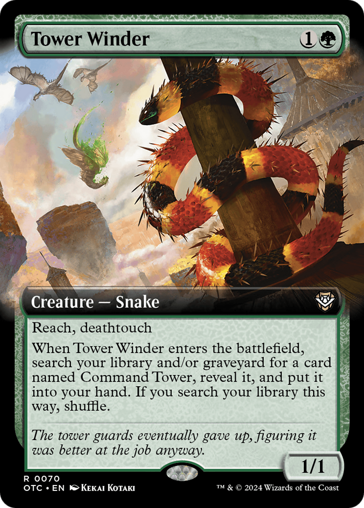 Tower Winder (Extended Art) [Outlaws of Thunder Junction Commander] | Mindsight Gaming