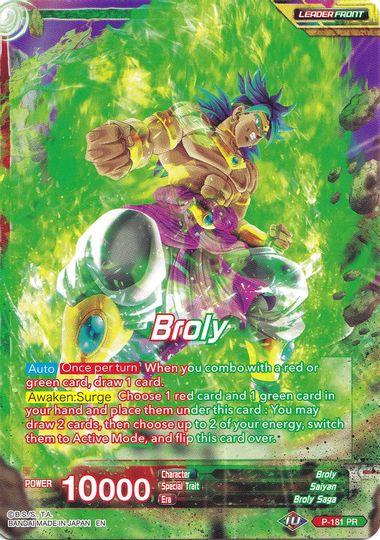 Broly // Broly, Surge of Brutality (Collector's Selection Vol. 1) (P-181) [Promotion Cards] | Mindsight Gaming