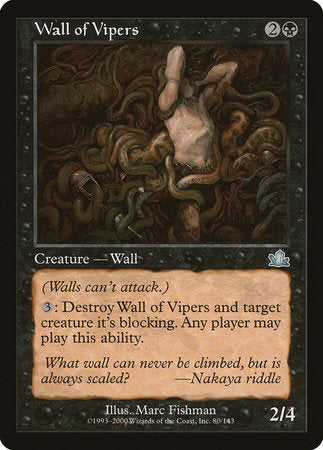 Wall of Vipers [Prophecy] | Mindsight Gaming