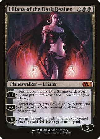Liliana of the Dark Realms [Magic 2014] | Mindsight Gaming