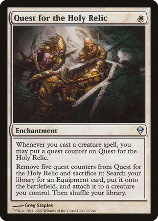 Quest for the Holy Relic [Zendikar] | Mindsight Gaming