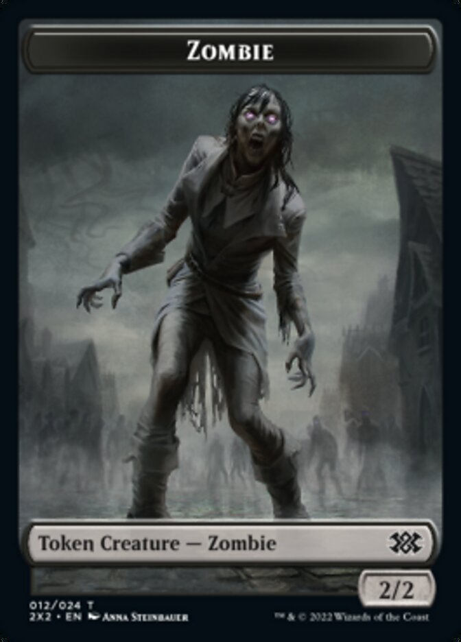 Zombie // Eldrazi Scion Double-sided Token [Double Masters 2022 Tokens] | Mindsight Gaming