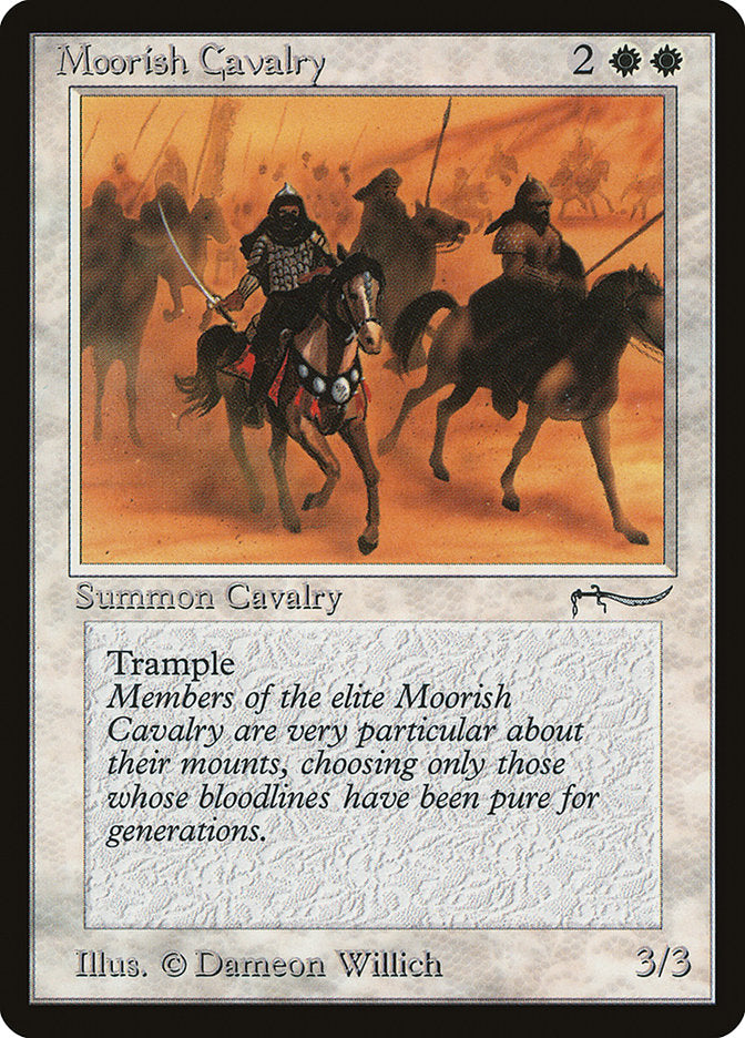 Moorish Cavalry (Light Mana Cost) [Arabian Nights] | Mindsight Gaming