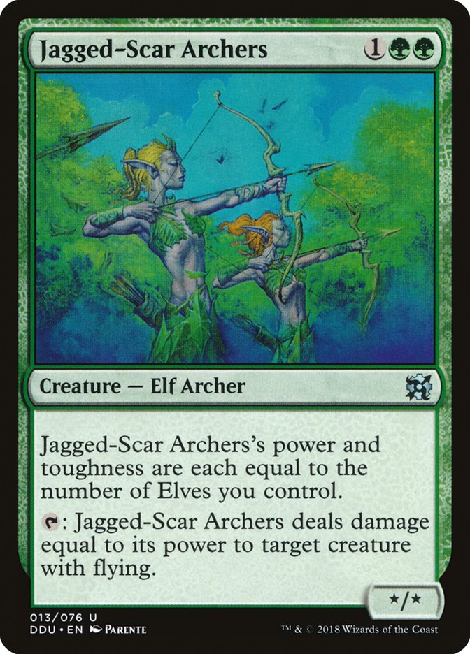 Jagged-Scar Archers [Duel Decks: Elves vs. Inventors] | Mindsight Gaming