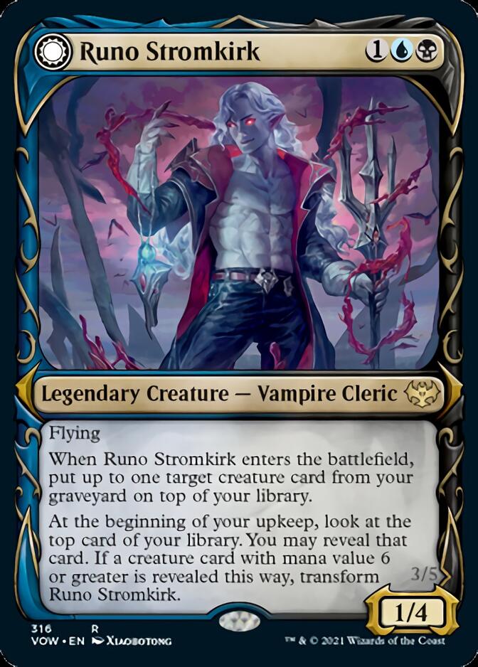 Runo Stromkirk // Krothuss, Lord of the Deep (Showcase Fang Frame) [Innistrad: Crimson Vow] | Mindsight Gaming