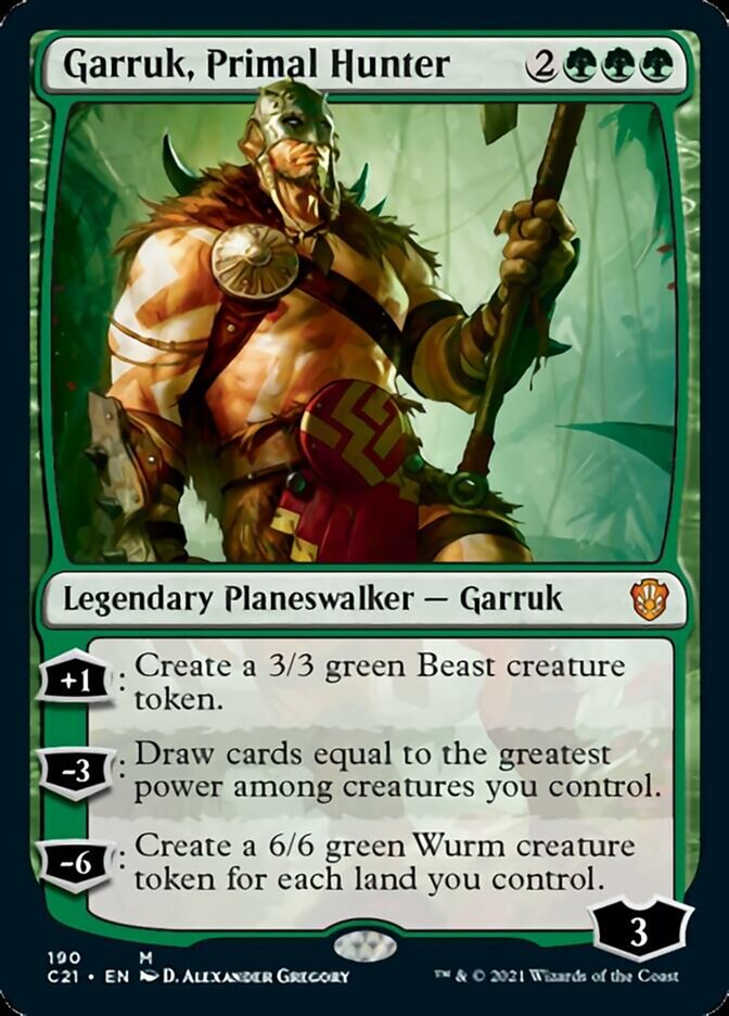 Garruk, Primal Hunter [Commander 2021] | Mindsight Gaming