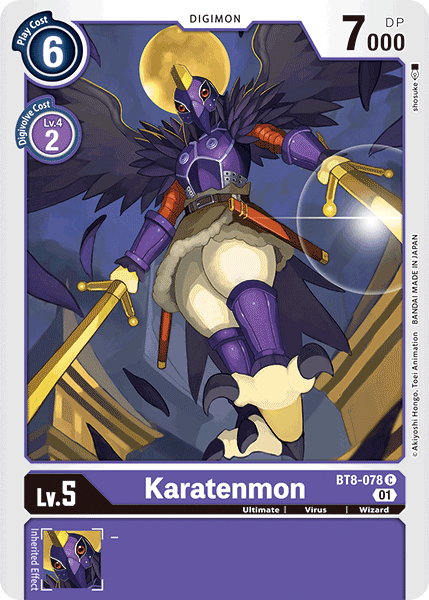 Karatenmon [BT8-078] [New Awakening] | Mindsight Gaming