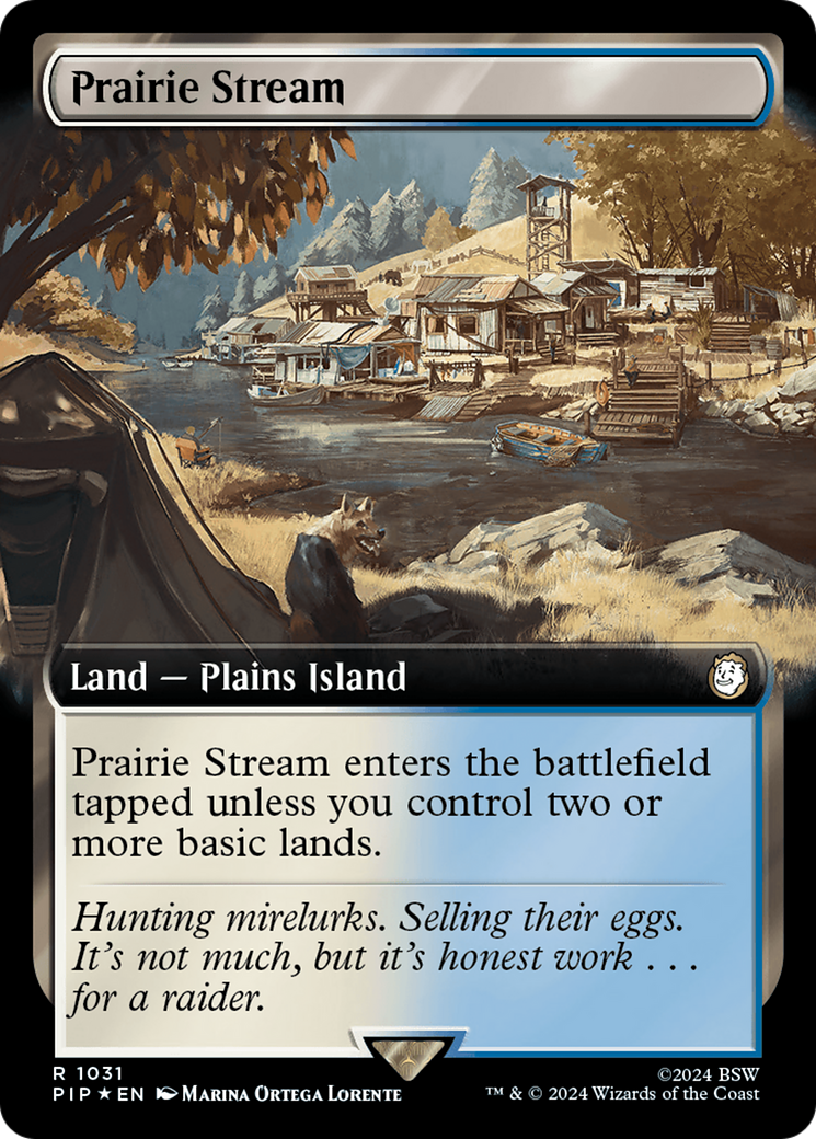 Prairie Stream (Extended Art) (Surge Foil) [Fallout] | Mindsight Gaming
