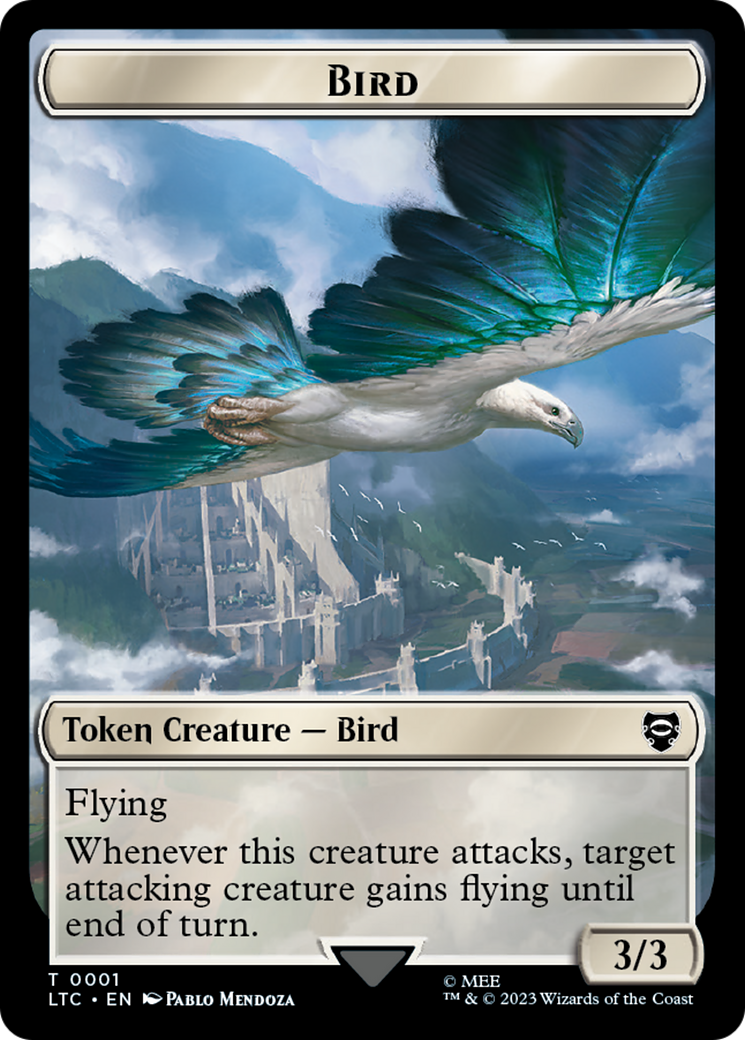 Bird // Food Token [The Lord of the Rings: Tales of Middle-Earth Commander Tokens] | Mindsight Gaming