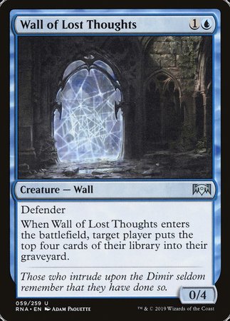 Wall of Lost Thoughts [Ravnica Allegiance] | Mindsight Gaming