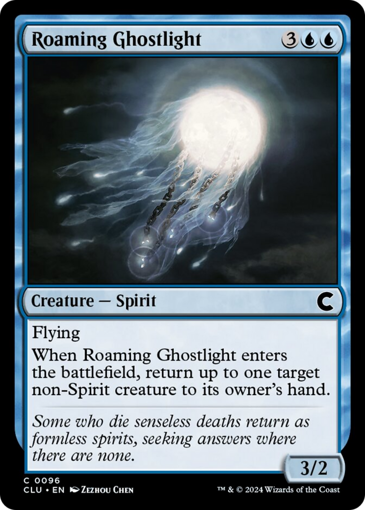 Roaming Ghostlight [Ravnica: Clue Edition] | Mindsight Gaming