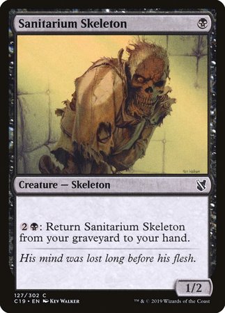 Sanitarium Skeleton [Commander 2019] | Mindsight Gaming