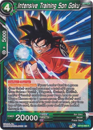 Intensive Training Son Goku (BT10-066) [Rise of the Unison Warrior 2nd Edition] | Mindsight Gaming