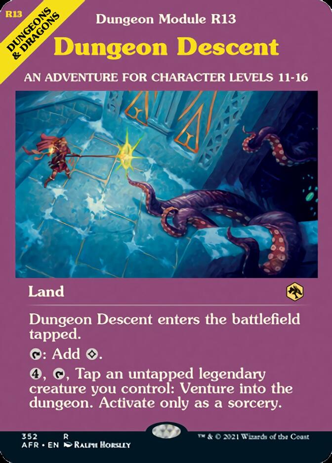 Dungeon Descent (Dungeon Module) [Dungeons & Dragons: Adventures in the Forgotten Realms] | Mindsight Gaming