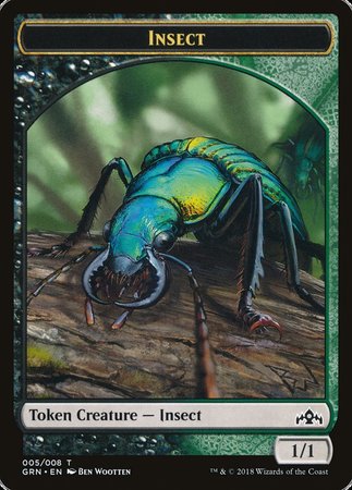 Insect Token [Guilds of Ravnica Tokens] | Mindsight Gaming